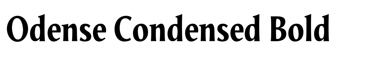 Odense Condensed Bold